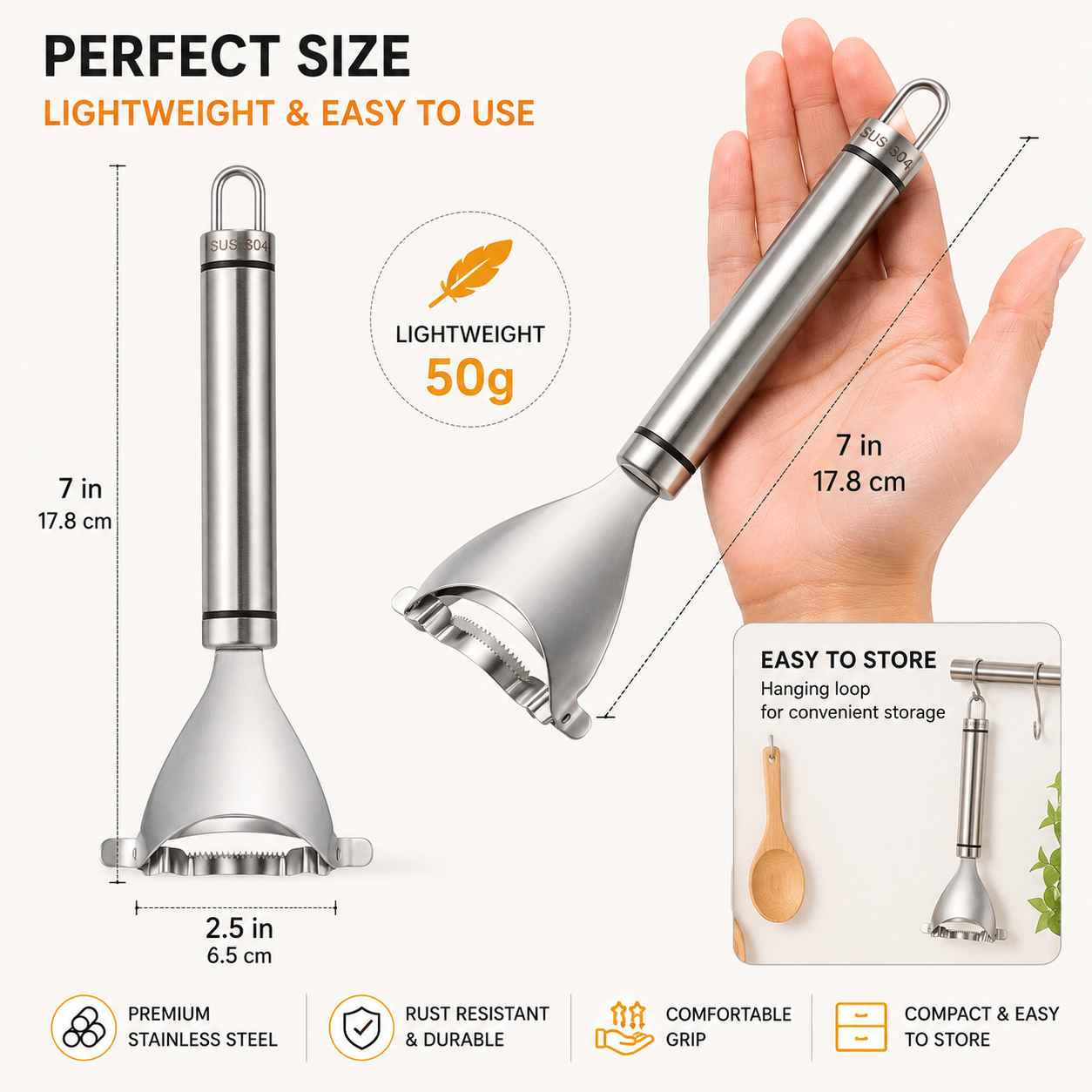 π½ Stainless Steel Corn Stripper β Fast & Mess-Free Corn Kernel Remover