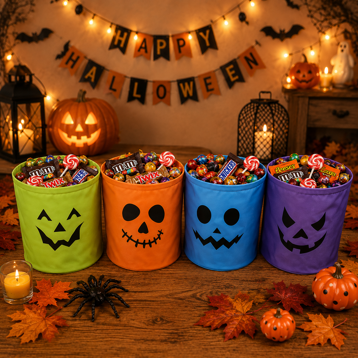 🎃 Spooky Deal Alert: Halloween Candy Bucket Set! 👻