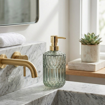 Premium Glass Liquid Dispenser Bottle