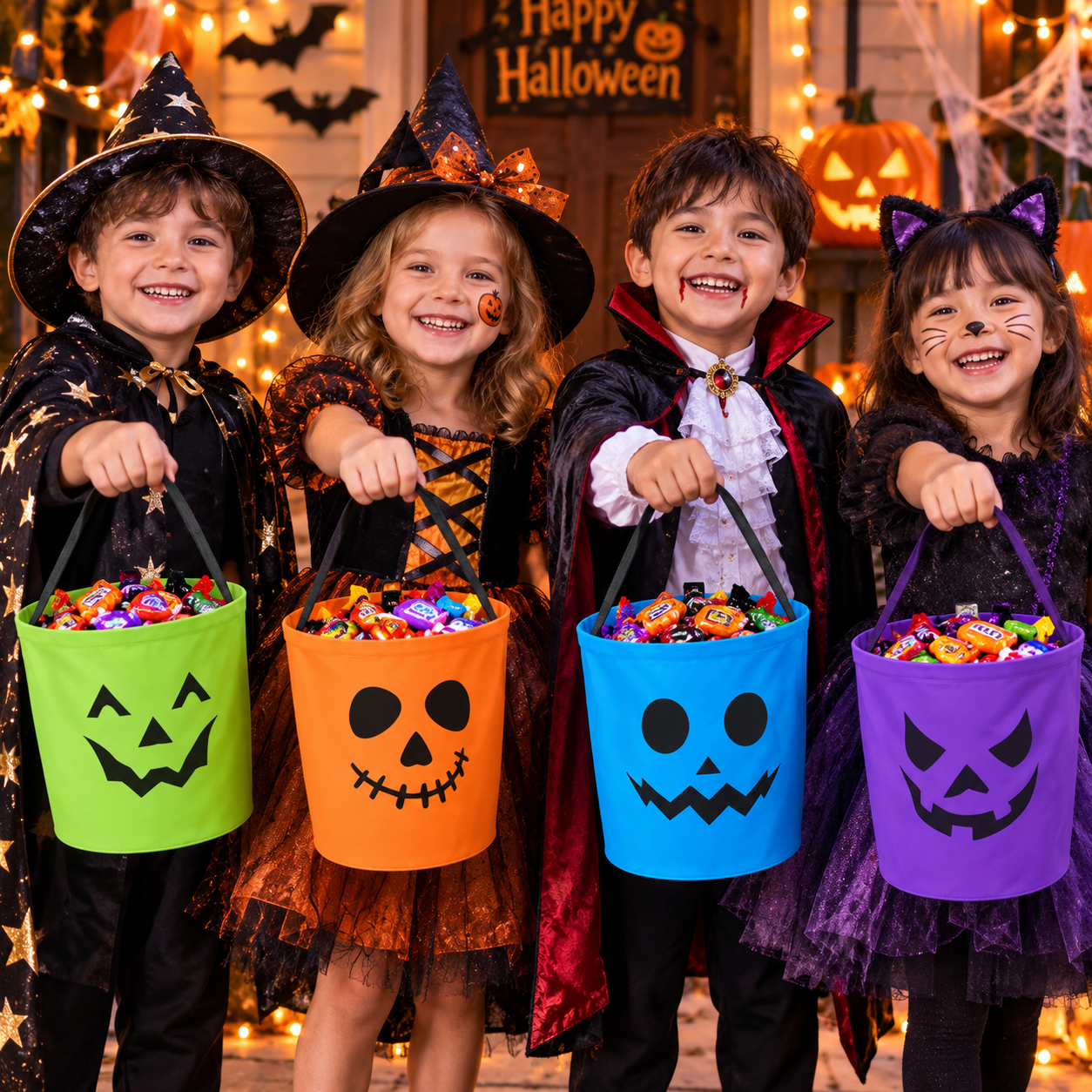 🎃 Spooky Deal Alert: Halloween Candy Bucket Set! 👻