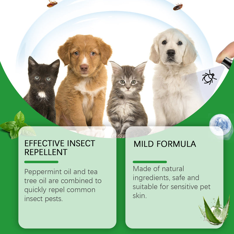 🐶🐱 Natural Flea and Tick Spray – Safely and Effectively Protect Your Pets 🌿