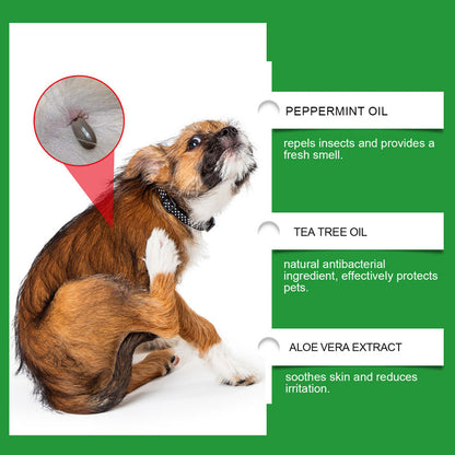 🐶🐱 Natural Flea and Tick Spray – Safely and Effectively Protect Your Pets 🌿