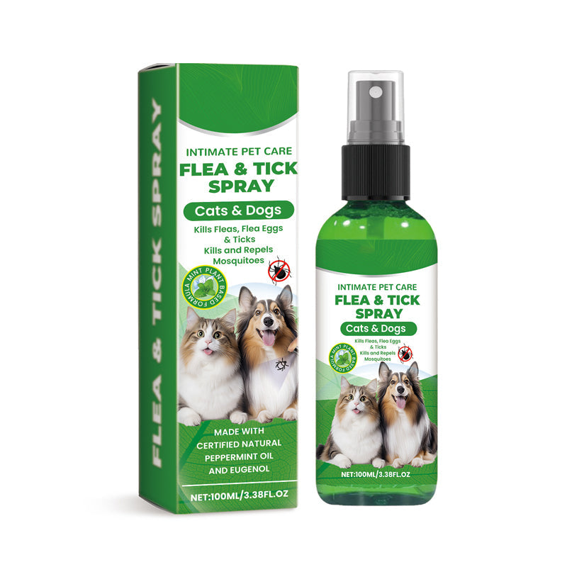 🐶🐱 Natural Flea and Tick Spray – Safely and Effectively Protect Your Pets 🌿